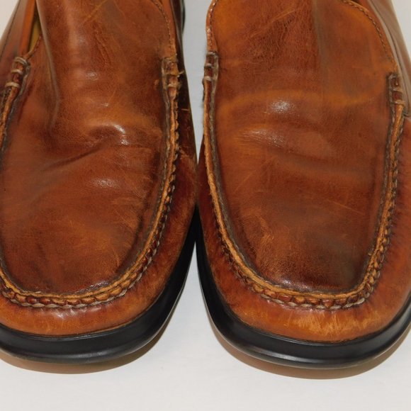 Cole Haan Brown Leather Slip On Loafers Men\'s Size 10 Made In India main image 7